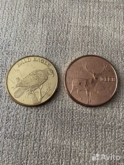 Сувенирные монеты сша/Bass Pro Shop