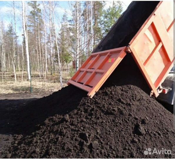 Чернозём плодородная земля доставка грунт