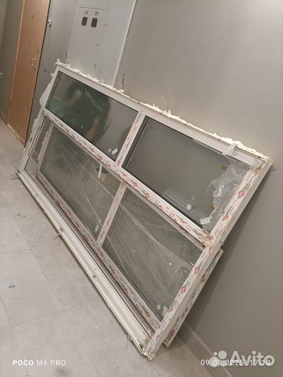 Оконная рама пластиковая
