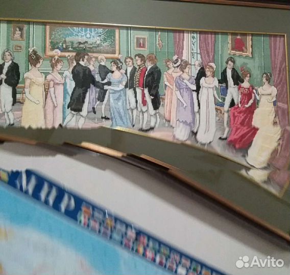 Вышивка счетный крест (Дворянское собрание)