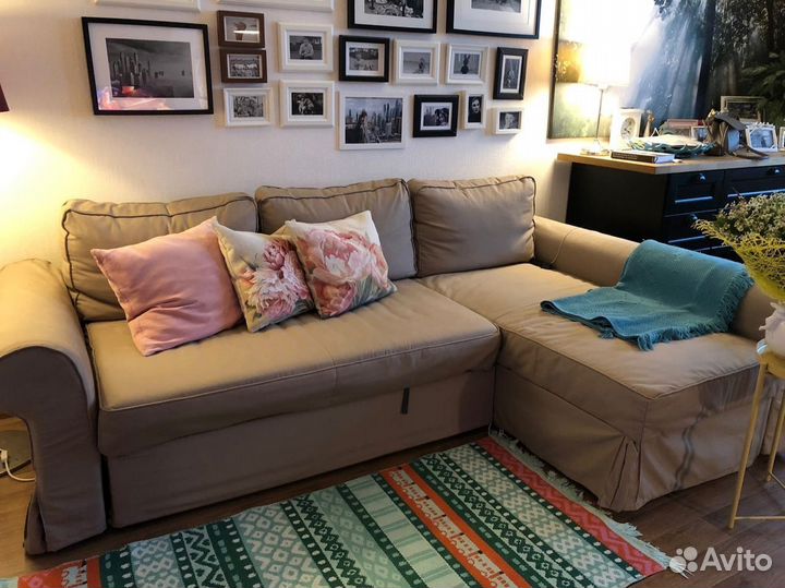 Чехол для дивана Баккабру с козеткой(икеа)