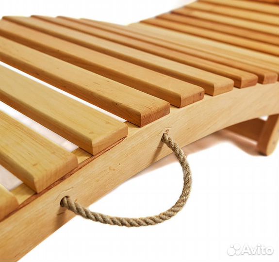 Лежак деревянный раскладной