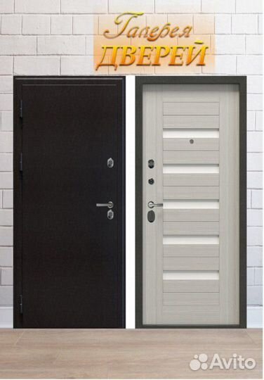 Металлическая дверь с терморазрывом