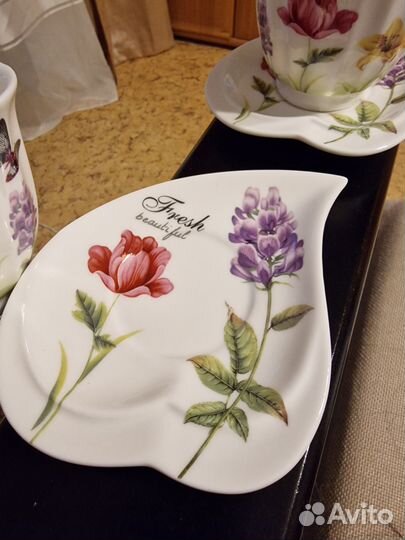 Две чайные пары фарфор