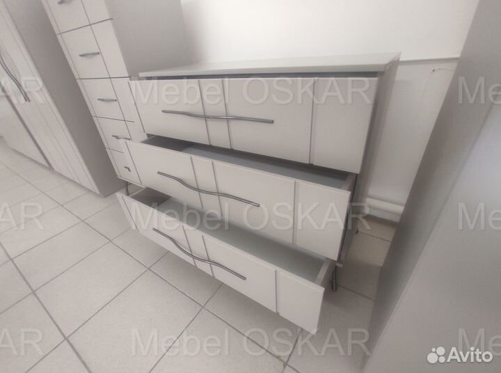 Комод Шато 100см мдф эмаль mokka