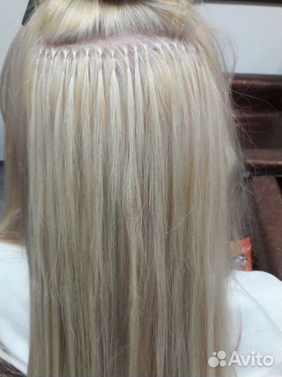 Капсульное наращивание волос.Коррекция.Снятие