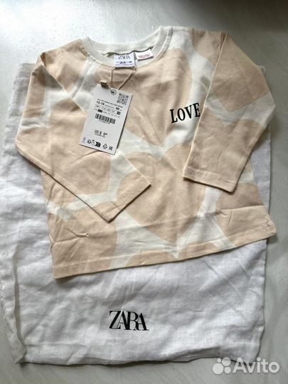 Одежда Zara новая на девочку 86 92 98