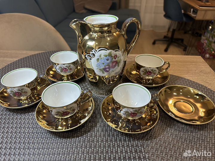 Кофейный сервиз СССР Дулево редкий