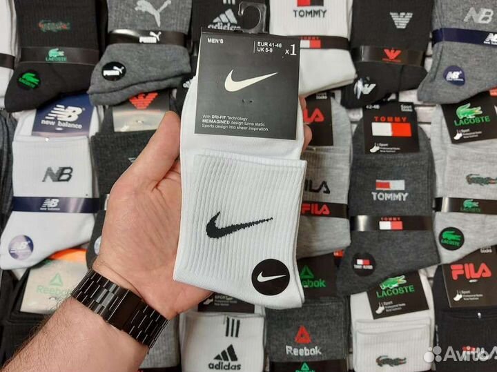 Носки Nike Adidas Puma Reebok