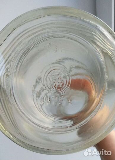 Винтаж Стеклянный Набор Графин Поднос Рюмка СССР