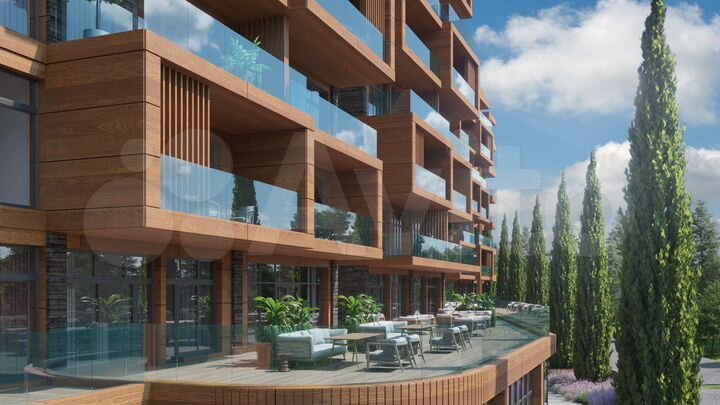 1-к. апартаменты, 56,4 м², 6/8 эт.