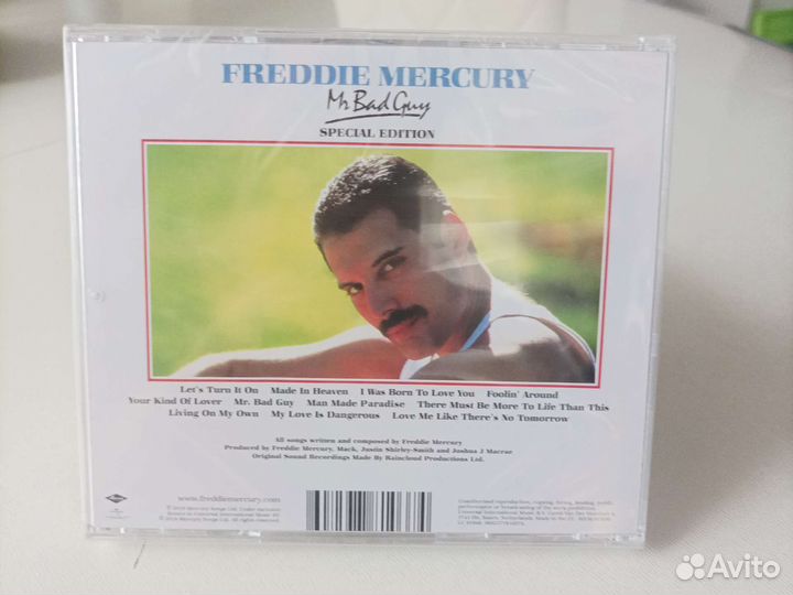 Новый диск Freddie Mercury. Mr Bad Guy (CD) (2019)