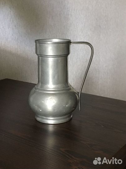 Кувшин старинный цинк Германия