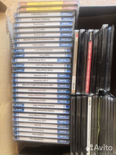 Cd диски чистые и с записями