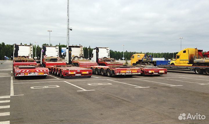 Аренда трала Услуги низкорамного трала негабарит