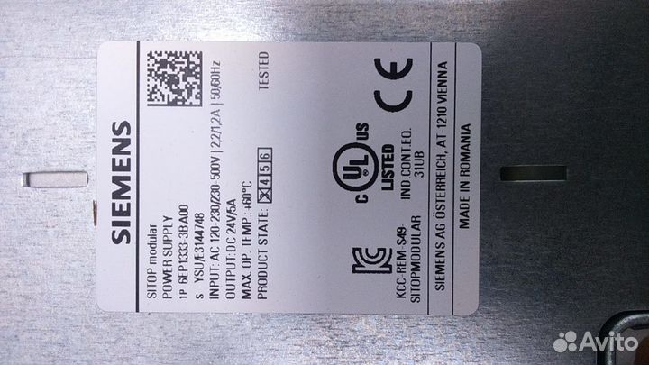 6EP1334-3BA10 блоки питания Siemens