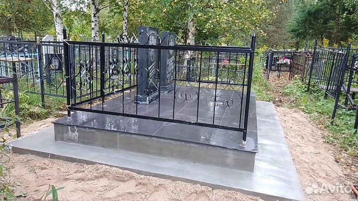 Благоустройство захоронения, уход за могилой