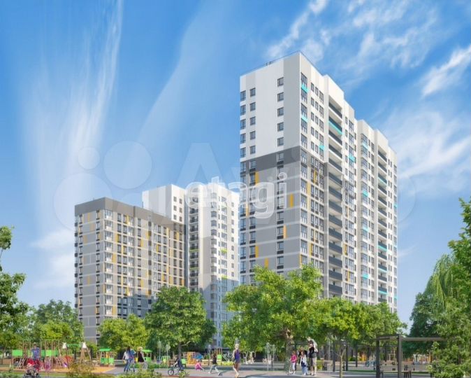 Квартира-студия, 34,8 м², 7/17 эт.