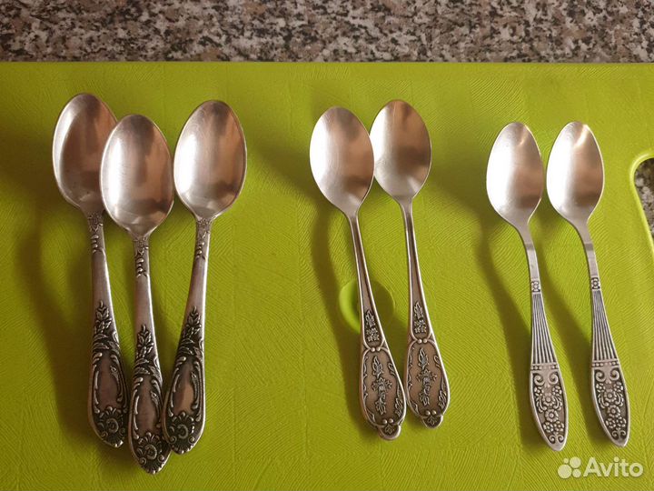 Вилки,ложки,ножи (мельхиор)