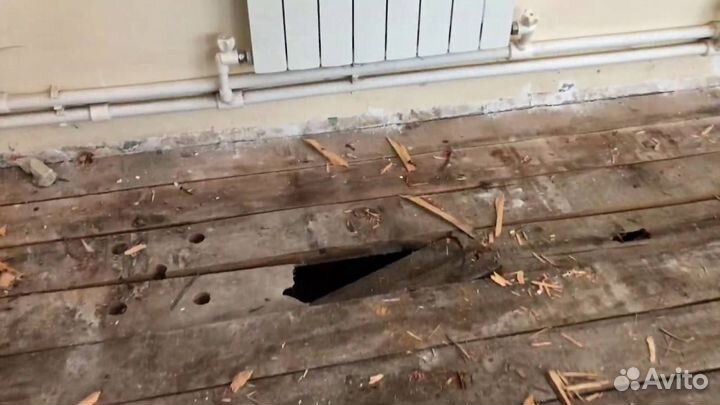 Ремонт деревянных полов и лаг в доме