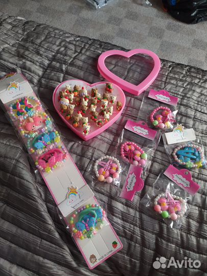 Набор колечек 1шт, набор браслетов 10шт