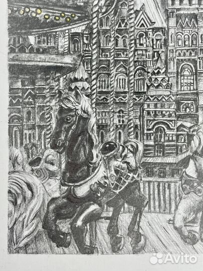 Картина. Графика. Карандаш/Акварель