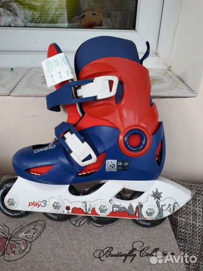 Роликовые коньки детские раздвижные