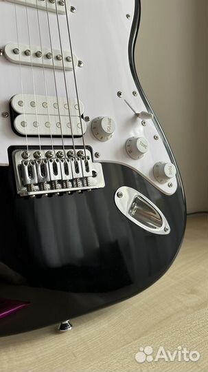 Электрогитара Fender Squier Stratocaster HSS Black