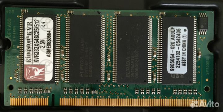 Sodimm (для Ноутбуков) DDR, DDR2, DDR3