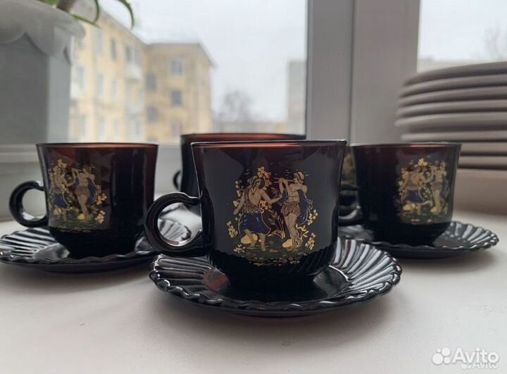 Сервиз на 6 персон кофейный