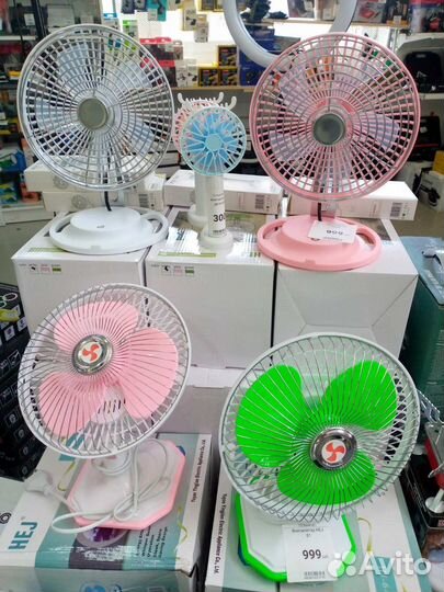 Вентилятор настольный новый