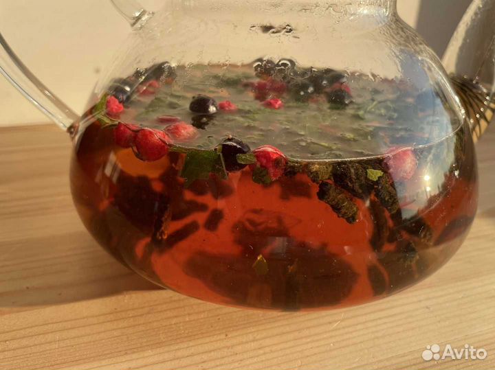 Иван-чай со смородиной 1кг, ягоды, ресторанный