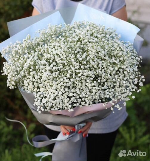 Букет из 15 веточек гипсофилы