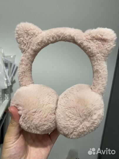 Меховые наушники детские