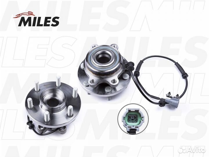 Ступица с подшипником передняя +ABS Nissan Frontie