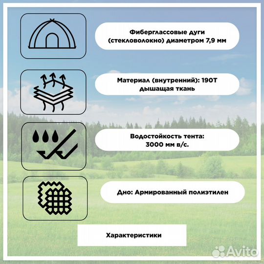 Палатка 2х местная