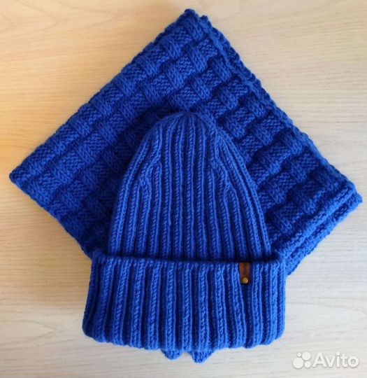 Комплект шапка и снуд