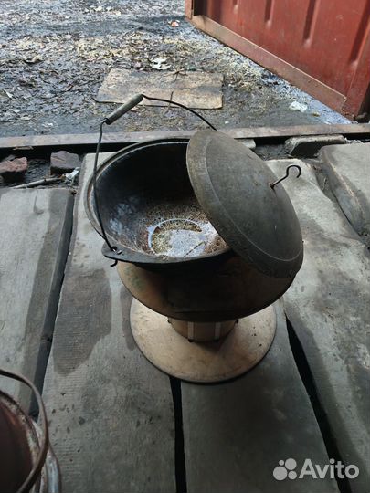 Казан с печкой