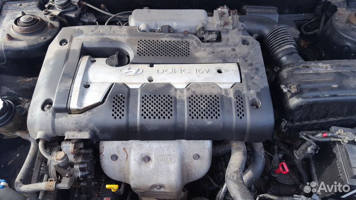 Накладка двс хендай элантра XD 2.0 литра