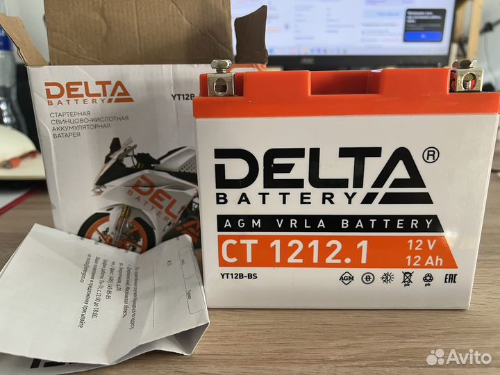 Аккумулятор delta CT1212.1 12v/12 Ah