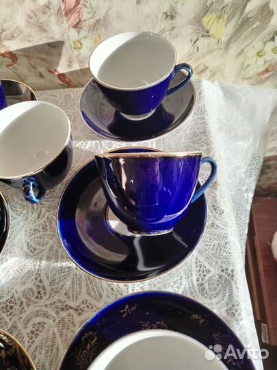 Сервизы чайные фарфоровые СССР