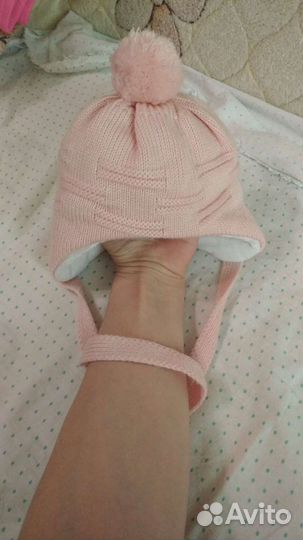 Детская зимняя шапка размер 36-38