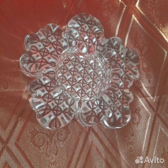 Пепельницы из хрусталя бу