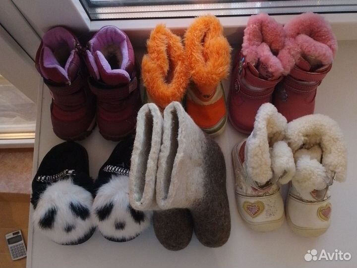 Детская обувь 6 пар бу