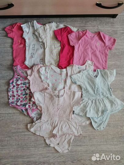 Вещи пакетом на девочку с 0 до 3-х месяцев