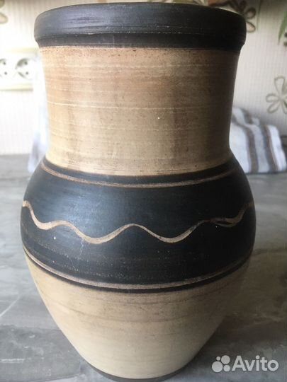 Керамический (глиняный ) кувшин б/у