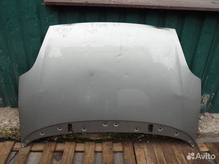 Капот фиат добло с дефектом серебристый