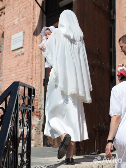 Накидка платок для церкви, крестин, венчания