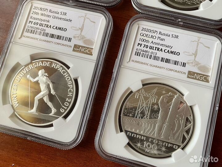 Монеты в слабах NGC