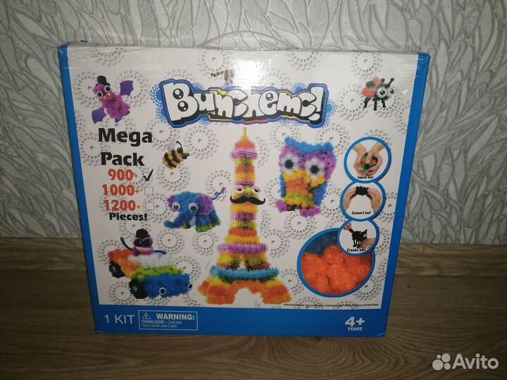 Конструктор липучка Bunchems 900